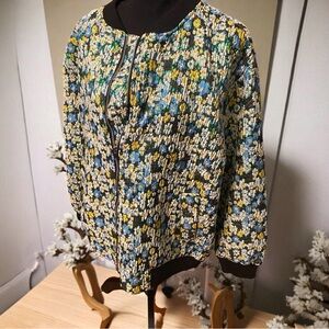 Sister Jane Multicolor Floral Bomber Jacket